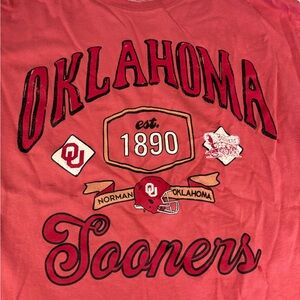Oklahoma Sooners Red Graphic T-Shirt